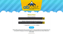 Desktop Screenshot of abcast.net